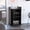 Espresso, variant on Espresso Finish, Particle Board - Serving Drinks and Showcasing Items - Party Events - Wheels with Locking Mechanism