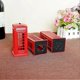 thumbnail image 5 of Red Telephones Box Moneys Box Large Capacity Decorative Money Saver for Home Desktop Decor, 5 of 5