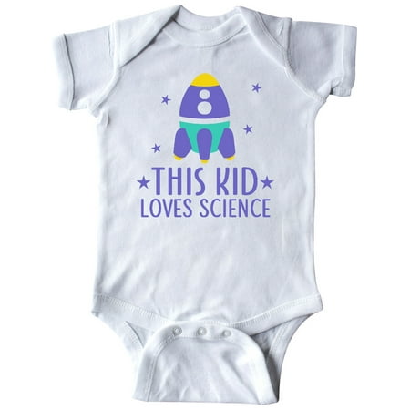 

Inktastic Rocket Ship This Kid Loves Science Gift Baby Boy or Baby Girl Bodysuit