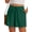 Bm 04 Dark Green, variant on Airmenty Womens Shorts Casual Drawstring Shorts Elastic Waist Shorts for Women Lightweight Shorts with Pockets S-2XL