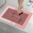 thumbnail image 1 of Teissuly Diatomaceous Bath Rug Super Absorbent Quick Dry Rubber Backing Non Slip Washable Bathroom Floor Mats Shower Rug For In Front Of Bathtub Shower Room 16x24inch Teissuly WER202401275152, 1 of 9