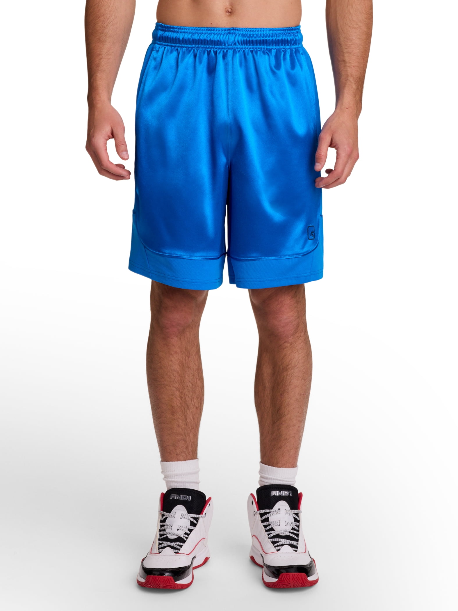 AND1 Men's and Big Men's All Court Short, 9" inseam, up to Size 5XL