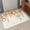 Orange White, variant on Small Door Mat Indoor Outdoor 15.7"x23.6",Red Merry Christmas Absorbent Non Slip Entry Rug,Xmas Winter Snowflake Red White Low Profile Welcome Mat for Front/Side Door Apartment Entrance Bathroom