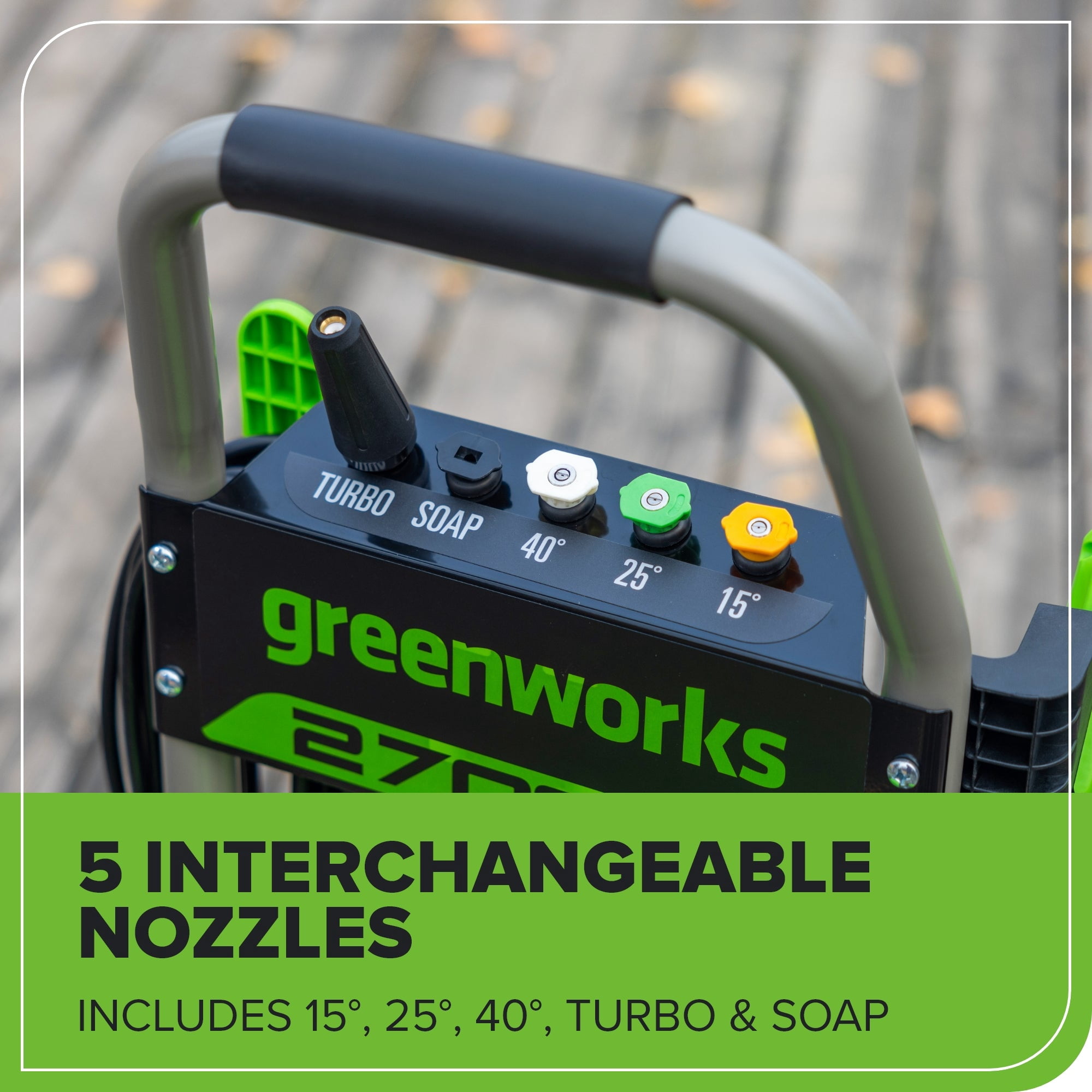 Greenworks Brushless 2700 PSI 2.3 GPM Max/ 1.2 GPM Electric Pressure Washer