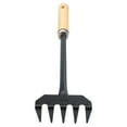 thumbnail image 5 of QUMONIN Hand Rake Cultivator Tiller Weeder for Gardening and Soil Loosening, 5 of 8