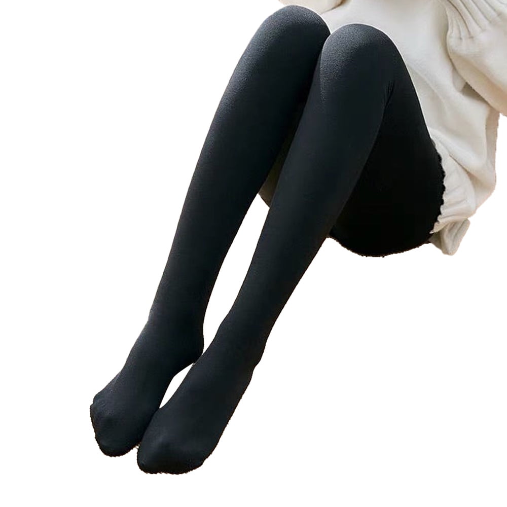 Silk stockings women wearing thin and thick cotton tights bare legs