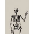 thumbnail image 3 of Nordic Halloween Skeleton Witchy Gothic Ghost Canvas Painting Pumpkin Bats Cat Poster Prints Wall Art for Living Room Decoration, 3 of 5