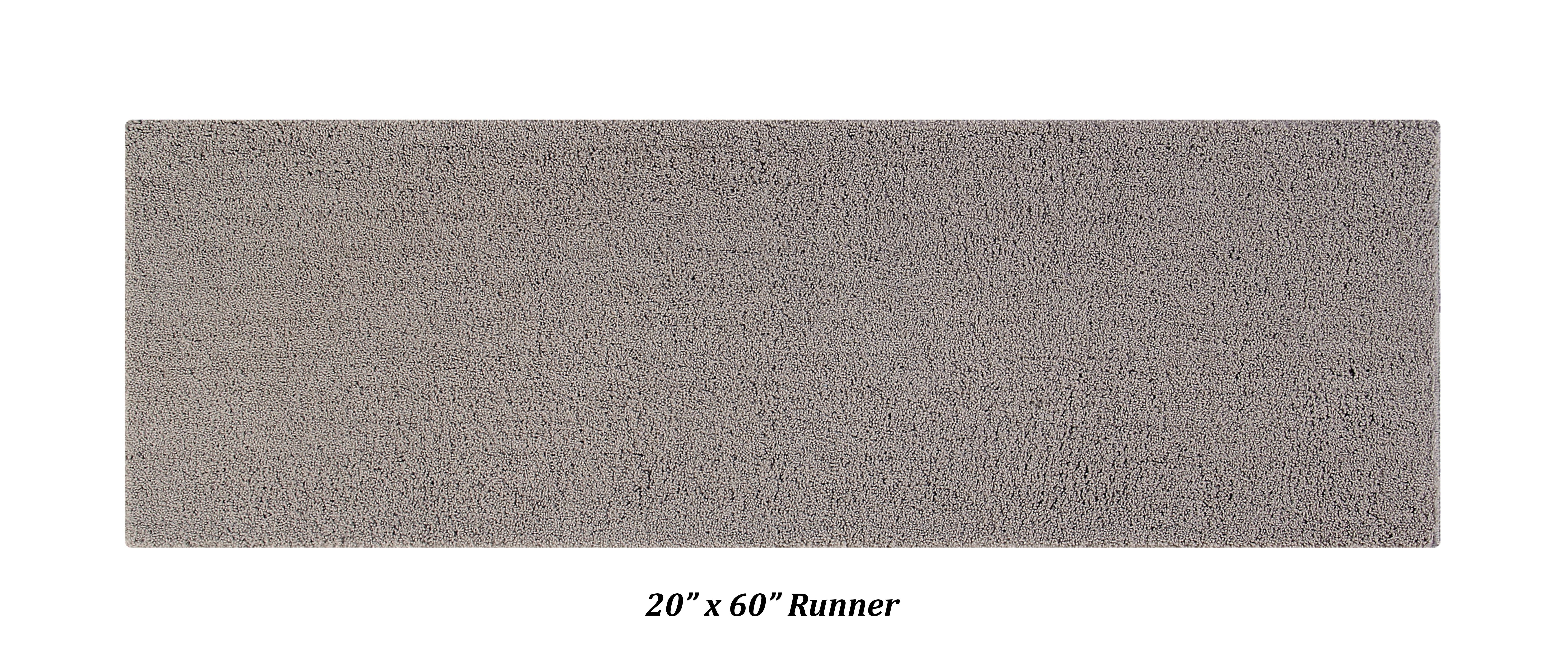 Better Trends 5 Piece Bathroom Rug Set 100% Polyester Bath Rug, Water Absorbent Non-Slip Bath Mat Machine Washable Micro Plush Collection - Beige