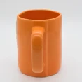 thumbnail image 2 of Rae Dunn UNDER YOUR SPELL Orange Ceramic Mug with Black LL letter, 2 of 3