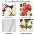 thumbnail image 4 of luoweisi Men's Beach Shorts Quick Dry Swim Trunks with Mesh Lining Roses L, 4 of 5