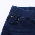 thumbnail image 5 of Women's Sweatpant Jeans High Waisted Stretchy Pull On Wide Leg Denim Pants, 5 of 9