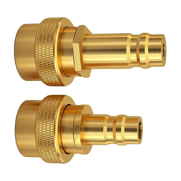 Herramientas para Autos Aire Acondicionado - Acoplador Rápido Sellado Profesional Amarillo, Adaptador R134A a R1234yf, Conexión Alta/Baja Presión Sin Fugas, para Reparación de AC en Coches, 1 Unidad
