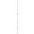 thumbnail image 3 of Ekena Millwork 94"H x 1"T Pandora PVC Adjustable Decorative Slat Wall Panel Kit, Unfinished (contains 16 Slats + 1 Straight Edge Starter Slat), 3 of 15