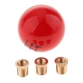thumbnail image 2 of DYNWAVECA Ball Shape Car Knob Shifter Accessory - Red, 2 of 10
