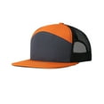 thumbnail image 1 of GDREDA Men Cap Seven Piece Truck Driver's Hat Single Size，Orange, 1 of 2
