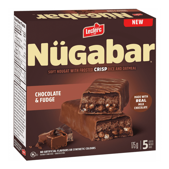 NUGABAR.CHOCO.FUDGE - FRENCH LECLERC CHOC.FUDGE NUGABAR