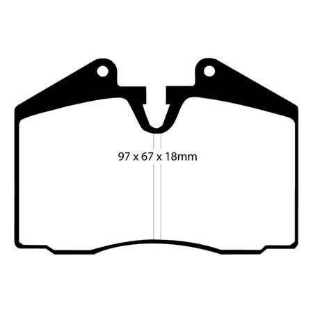- EBC 89-95 Ferrari 348 3.4 Bluestuff Front Brake Pads