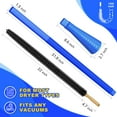 thumbnail image 2 of DRYVENCK Dryer Vent Cleaning Kit, Dryer Lint Brush Vacuum Hose Attachment Brush Lint Remover Power Washer and Dryer Vent Vacuum Hose Replacement Parts(Dark Blue), 2 of 12