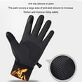 thumbnail image 6 of Winter Thermal Gloves Touch Screen Men Women Warm Windproof Hand Warmer Waterproof Sports Mittens Outdoor Driving Cycling Gray XL, 6 of 10