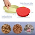thumbnail image 3 of P.T. Supply Co. Lilac Small Flower-Shaped Silicone Pet Bowl with Non-Slip Suction Base, 3 of 7