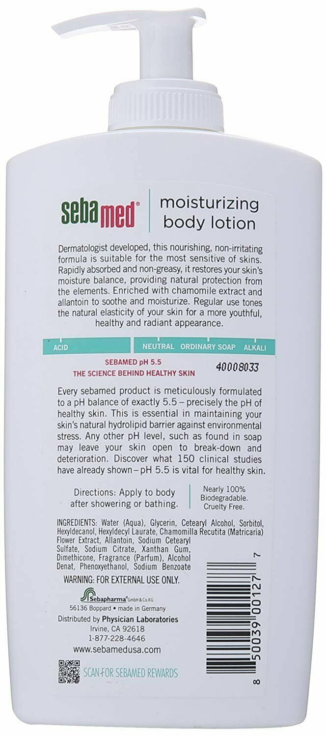 Sebamed Moisturizing Body Lotion, Sensitive Skin 13.50 oz
