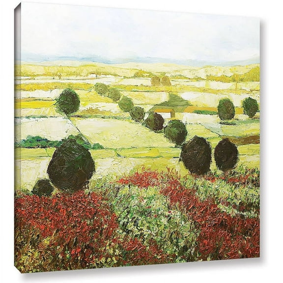 ArtWall Allan Friedlander "Wildflower Valley" Gallery-wrapped Canvas