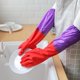 thumbnail image 5 of Guantes de goma cálidos, suaves y resistentes al agua para el hogar, para limpiar platos y lavar ropa., 5 of 6