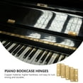 thumbnail image 4 of 4 bisagras de piano pequeñas, bisagras de tope, caja de almacenamiento para joyas, bisagras de cobre, 4 of 6