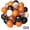 Black Orange, variant on Halloween Balloons Black Orange Balloons Set, 50Pcs 12inch Black White Orange Confetti Latex Balloon Halloween Balloon for Celebration Party Bar Anniversary Graduation Decoration