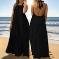 thumbnail image 4 of Admvng Dress for Women Backless Sleeveless Casual Summer Flowy VacationDress, 4 of 7