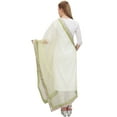 thumbnail image 3 of Phagun Women Ethnic Wrap Hizab Net Dupatta Long Stole Scarf Gift For Her-Lime Green, 3 of 5