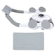 thumbnail image 1 of Rueda de rodillo abdominal con resorte automático, rueda doble de 10 cm de ancho con coderas con temporizador para uso en gimnasio en casa, 1 of 5