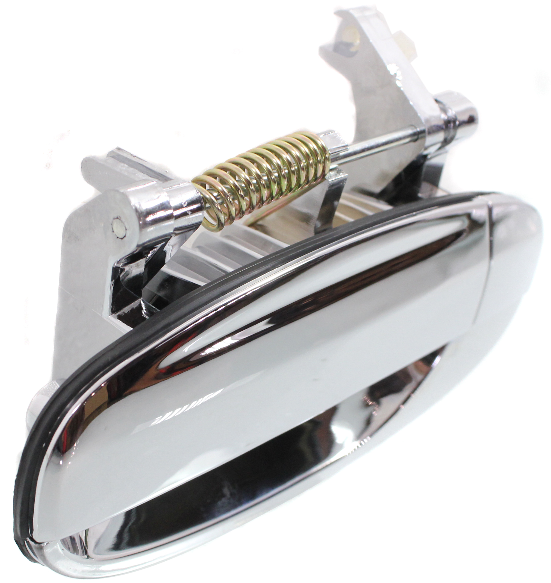 Replacement REPC491336C Exterior Door Handle Compatible with 2004-2006 Chevrolet Aveo 2009-2010 Pontiac G3 Rear, Left Driver Chrome