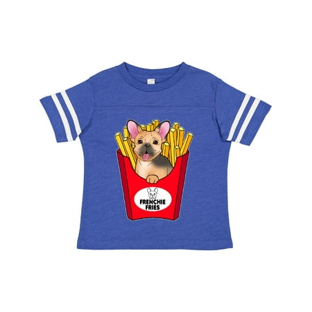 

Inktastic Cute Frenchie in French Fries Gift Toddler Boy or Toddler Girl T-Shirt