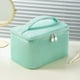 thumbnail image 1 of Makeup Bag Pleated Wash Bag Travel Portable Half Round Storage Bag, 1 of 4