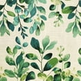thumbnail image 6 of WYYP Floral Pattern Green Leafy Design Round Tablecloth for Picnic Dining Kitchen Farmhouse 100% Polyester Fiber Outdoor Picnic Camping and Indoor Kitchen Dining Party White, 6 of 8
