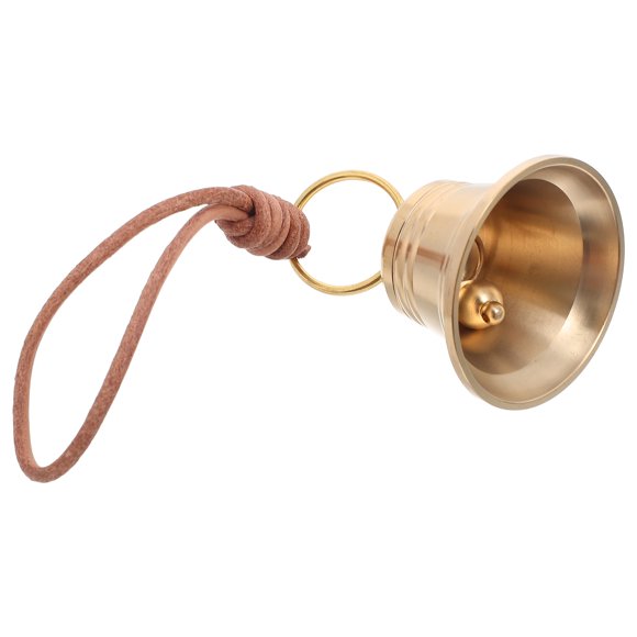 FOMIYES Decorativa Colgante De Cobre Dorado Para Puerta Con Toque Vintage Y Sonido Agradable