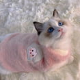 thumbnail image 4 of SUCS Pet Clothes, Faux Rabbit Fur Pet Clothing, Warm Cat Accessories, Monochromatic Plush Dog Vest, Pet Supplies, Winter, 4 of 8