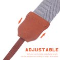 thumbnail image 3 of UPOUART Soft Grey Camera Strap with Adjustable Length and Sweat Absorbent Cloth Material, 3 of 6