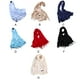 thumbnail image 5 of Minnieouse Bufanda larga con borla Moda Bufandas de invierno Hecho a mano Cachemira de imitación Chal Wraps Viajes de negocios Vacaciones Año Type4 NO4, 5 of 6