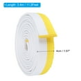 thumbnail image 2 of Uxcell Taekwondo Colored Ranking Belt 1.6"x11.2Ft 3.4m, Cotton Martial Arts Judo Karate Belt, White&Yellow, 2 of 5