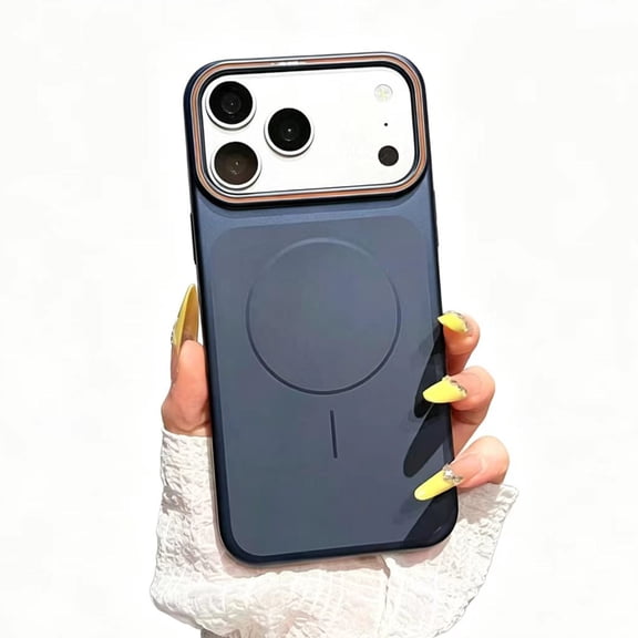 Magnetic for iPhone 17 Pro Max Case, [Metal Frame Grip] Fit for MagSafe [Military-Grade Protection] with Shockproof Anti-Lining Comfortable Cover for iPhone 17 Pro Max Phone Case