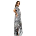 thumbnail image 3 of 2Chique Boutique Women's White and Multi Color Embellished Kaftan Maxi Dress, 3 of 4