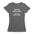 thumbnail image 1 of Please Remove Ur Crown Chakra From Root Chakra Women's Charcoal T-shirt, 1 of 1