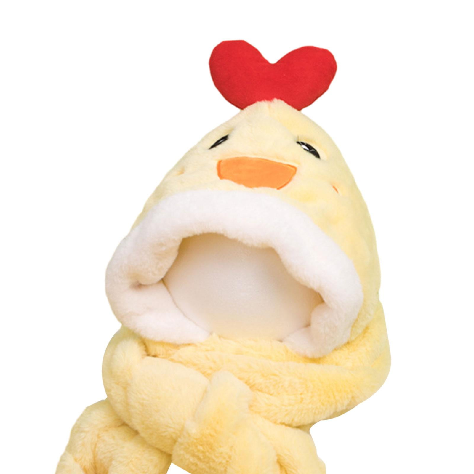 LeeQinersw Hooded Scarf Animals Hat Headgear Casual Ear Protection Cap Bonnet Soft Adorable Duck