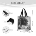 thumbnail image 3 of Pofeuu Heroic Lion Encounter Print Tote Bag for Women,Hobo HandBags with Zipper,Large Capacity Casual Shoulder Handbags with Inner Pockets, 3 of 7