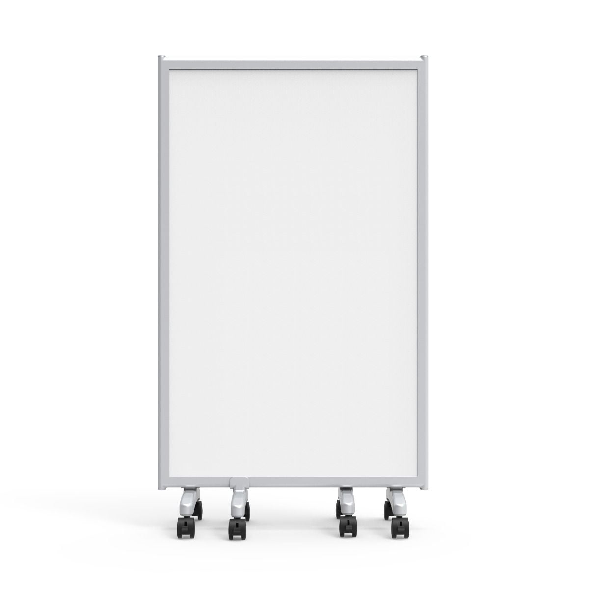Luxor 3-Panel Mobile Magnetic Whiteboard Room Divider - 91" x 53.5"