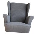 thumbnail image 3 of Removable Elastic Spandex Armchair -piece Wing back Couch Recliner Gray, 3 of 10