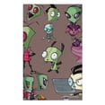 thumbnail image 6 of Invader Zim Pattern Beach Towel Microfiber Soft Absorbent Quick-Dry Bath Towel 130x80cm for Bathroom Shower Guests Pool Swimming Camp Holiday Gym for Kid Adult, 6 of 8