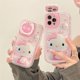 thumbnail image 2 of Sanrio-funda de teléfono rosa con espejo de maquillaje para Iphone, carcasa a prueba de golpes para Iphone 11, 12, 13, 14 Pro Max, Mini, X, Xs, Xr Fivean unisex, 2 of 2